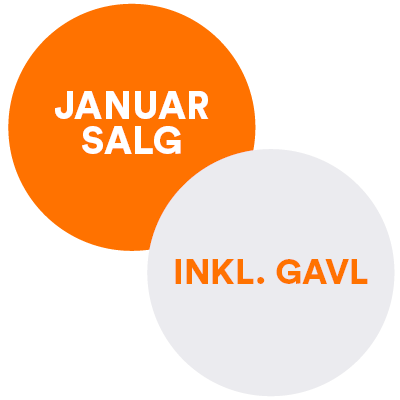 NO - Januarsalg + Inkl. gavl